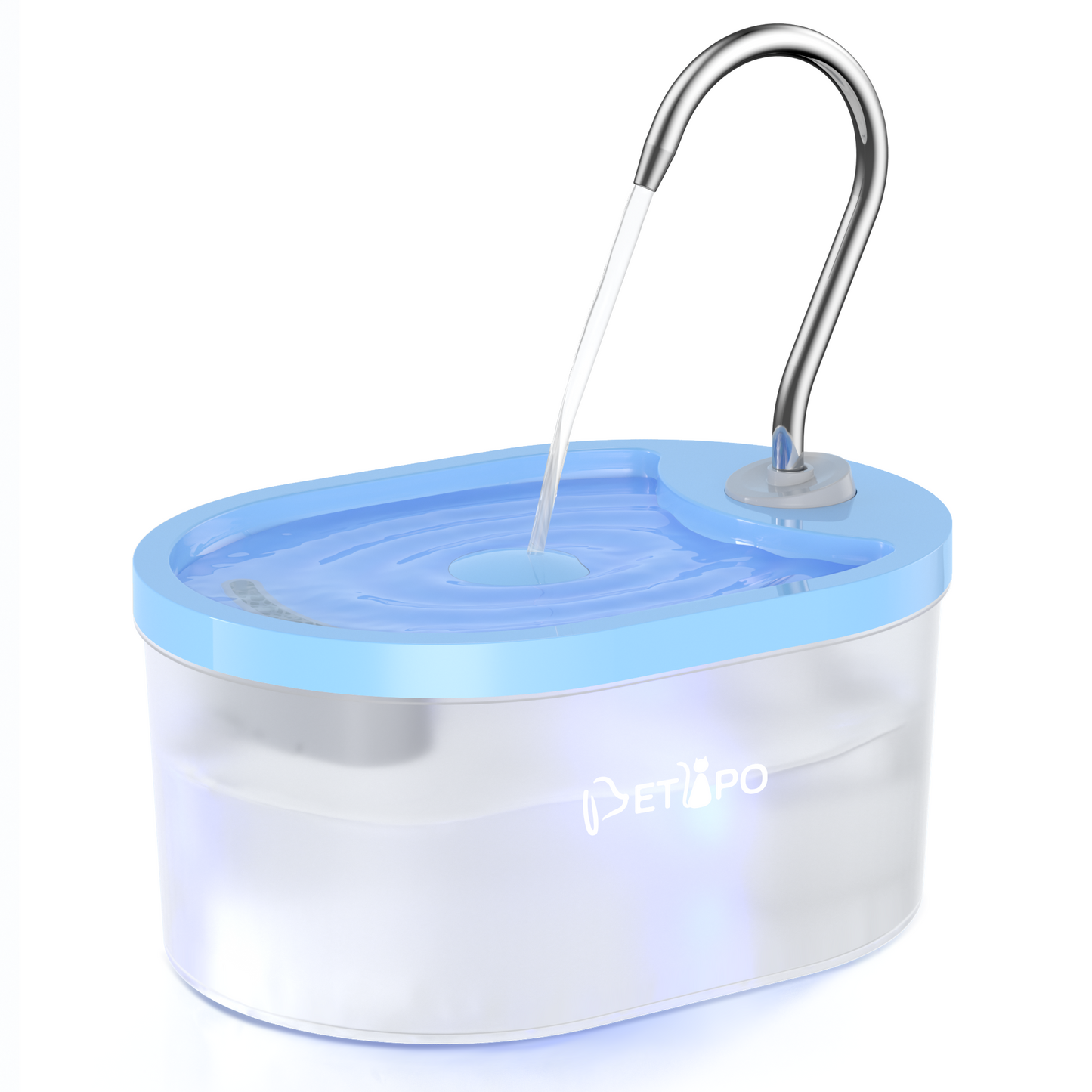 SipTap®️ Pet Water Fountains - Blue Oval